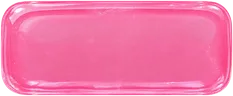 Cute widget plate shaped like a glossy gummy sticker